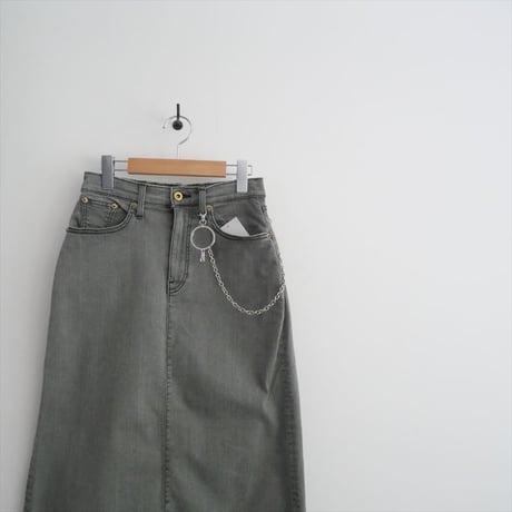 人気完売品 / GOOD GRIEF! / DENIM LONG SK with Chain / 21060560200410 / 2509-0032
