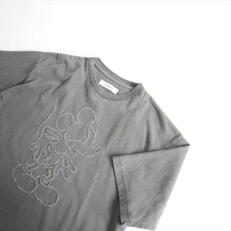 2025SS / 未使用 / FRAMeWORK購入品 / Johnbull / MICKEY MOUSE / Embroidery Tシャツ / 25070230009210 / 2602-0795