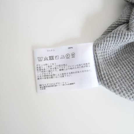2025SS今季・人気完売色 / DEUXIEME CLASSE別注 / AMERICANA / WAFFLE LONGSLEEVE Tシャツ / 25070510001710 / 2505-2010