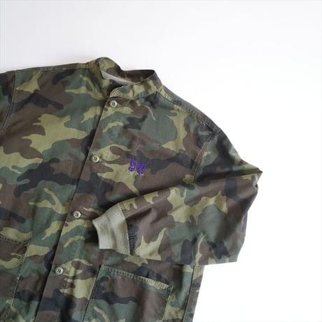 2025・人気完売品 NEEDLES Stand Collar Army Shirt QV150 2604-0971