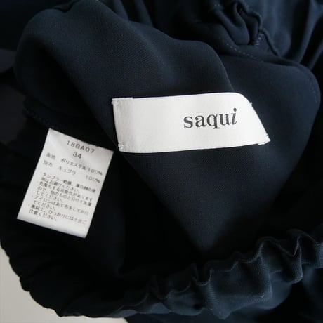継続販売品・人気完売サイズ / saqui / サマーテーパードリボンパンツ / 18BA07 / 2510-2029