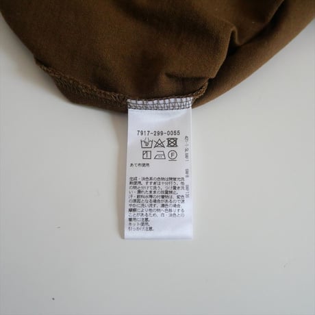 2025SS / BLAMINK / PRE ロゴパッチショートスリーブTEE / 79172990055 / 2508-0042