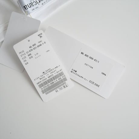 2021SS / 未使用 / MUSE de Deuxieme Classe別注 / AMERICANA / AMRCN Tシャツ / 21070521004610 / 2403-1203