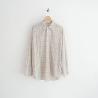 2026SS今季 SPICK&SPAN コットンボイルチェックシャツ 26050200306020 2605-1337