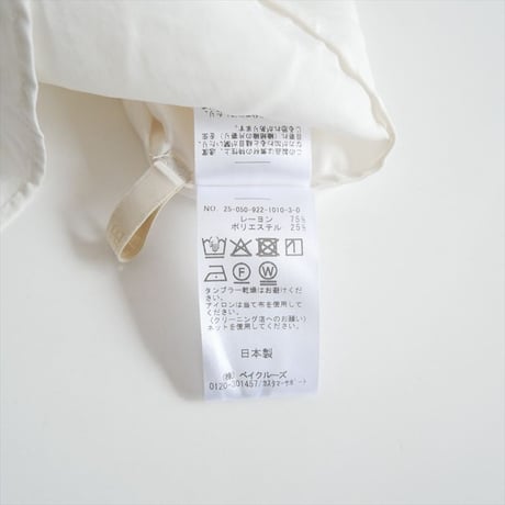 2025 / Plage / Sway Back Tuck シャツ / 2505092210103 / 2603-0135
