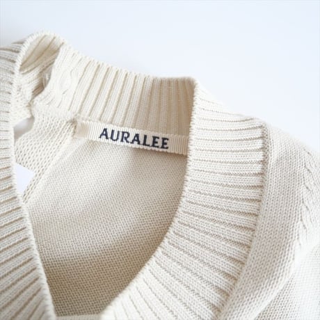 2022SS / AURALEE / DRY COTTON KNIT VEST / A22SV01AD / 2409-0976