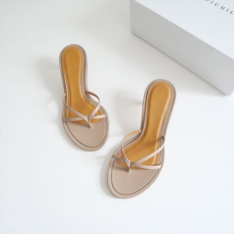 2024SS / UNITED ARROWS購入品 / PIPPICHIC / NUDE ミュールサンダル / PP24S-NUDE MULE 19 / 2410-2060