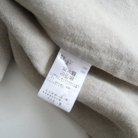 2022SS / 五明祐子さん、大草直子さん着用 / HELIOPOLE / DUNGAREES LINEN OVER COAT / 12003032021HN / 2401-2058