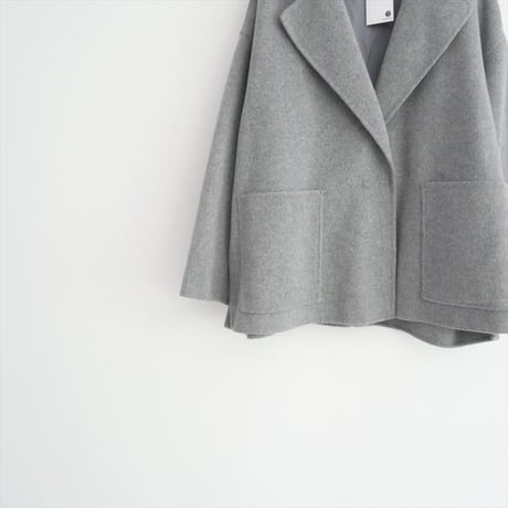 〇継続販売品 / Ballsey / TOMORROWLAND / プレミアムウールリバー オープンカラーショートコート / 11083408301 / 2506-0554