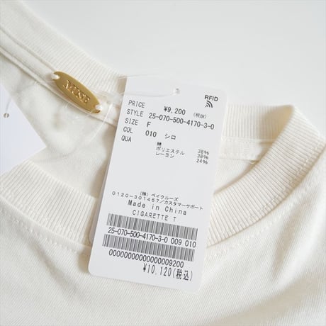 2025 未使用 DEUXIEME CLASSE / CIGARETTE Tシャツ / 25070500417030 2603-1123