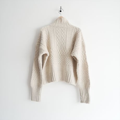 2023AW・人気完売品 / ASEEDONCLOUD / Cable sweater / 232809 / 2507-2106