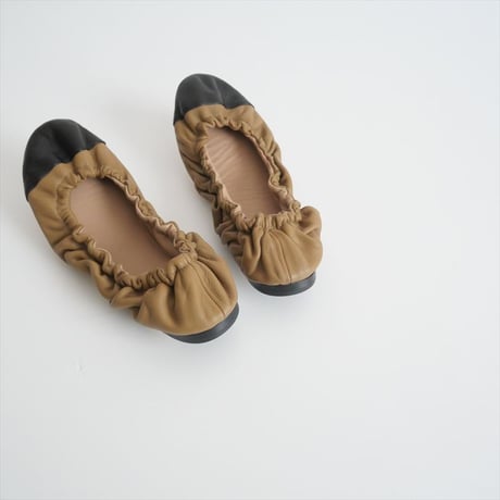 2022 / MUSE de Deuxieme Classe購入品 / BRENTELLA / CAP TOE BALLERINA / 22093521006030 / 2411-1306