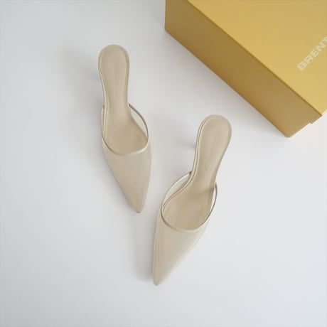 未使用 / Plage購入品 / BRENTELLA / MESH POINTED ミュール / 24093923010910 / 2506-1110