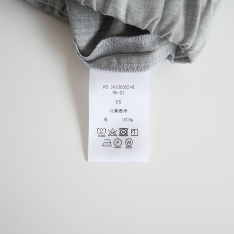 2022AW / the BEAUTIFUL / WOOL EVERDAY TUCK PANTS / RH-03 / 2402-1009