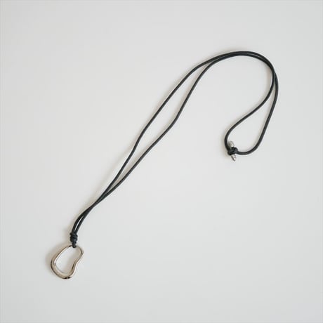 2023 / 未使用 / Plage購入品 / BEN-AMUN / SQ PENDANT WITH LEATHER(ネックレス) / 23091923002130 / 2511-2043