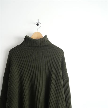 2023AW / 未使用 / Plage / wide rib turtle ニット / 23080922728030 / 2412-2026