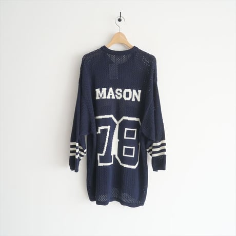 2025SS今季・人気完売品 / MASON別注 / DEUXIEME CLASSE / athletic wear MASON MESH KNIT / 2504-0192