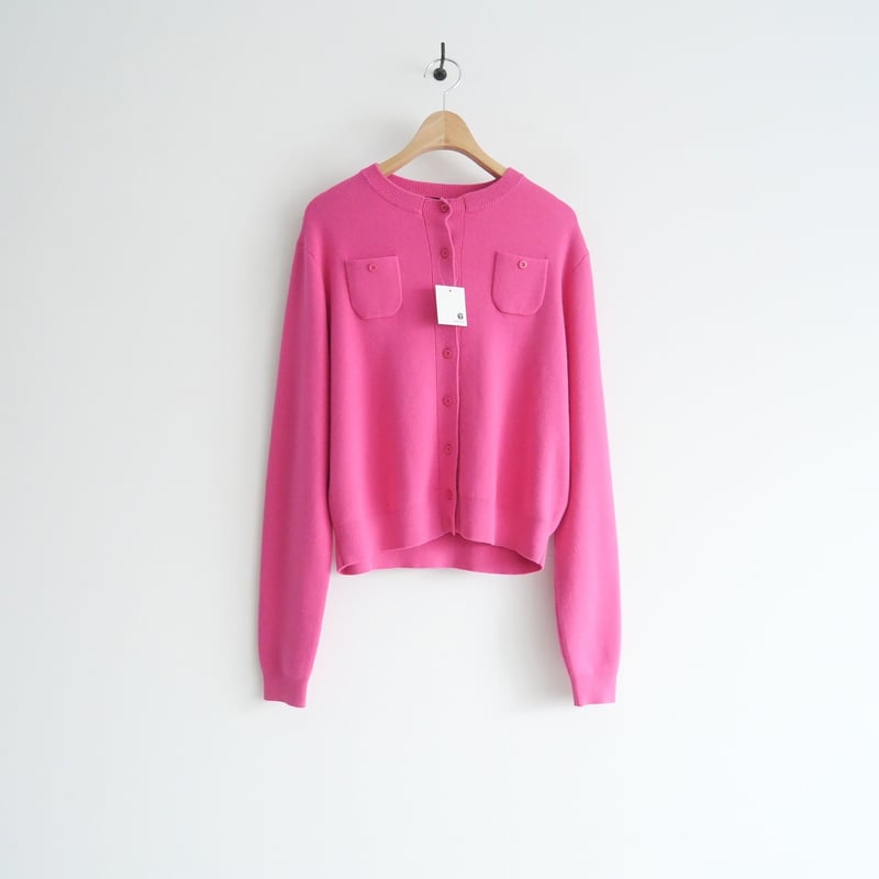 CABaN コットンカシミヤクルーネックカーディガン ピンクXS コットンカシミヤ クルーネックカーディガン｜トゥモローランド 公式通販