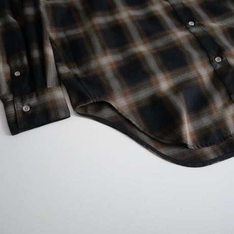 2023AW今季 / SPICK&SPAN / TRツイルチェックシャツ / 23050200207030 / 2311-0926