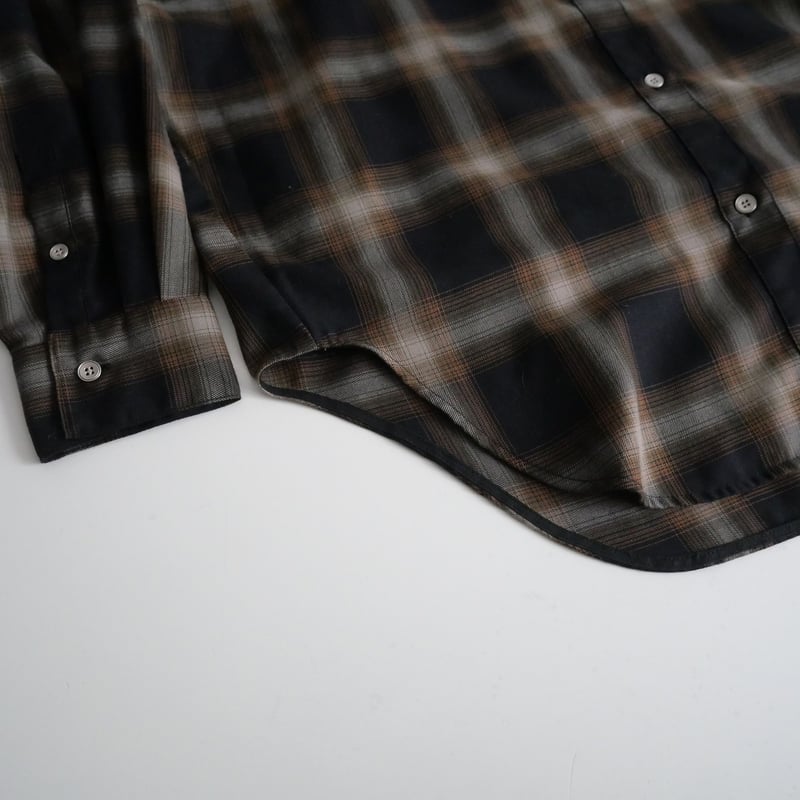 スピック&スパン 23AW TRツイルチェックシャツ　一回使用 TRツイルチェックシャツ | スピック＆スパン(Spick and Span