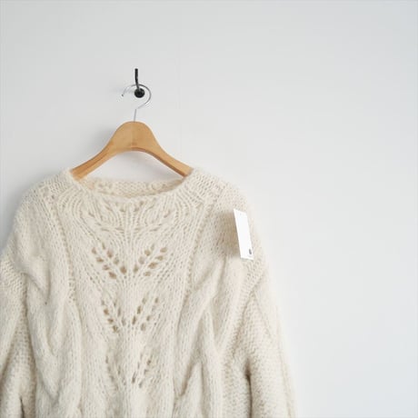 2023AW / CASA FLINE / ALPACA WOOL KNIT PULLOVER / 1234302030 / 2512-2238