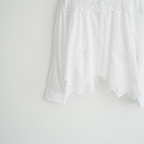 2024SS・人気完売品 / Curensology / コットンカットワークブラウス  / CL406008ER / 2507-0601