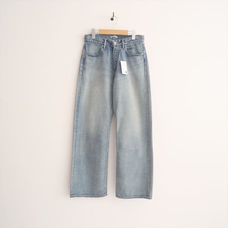 2025SS・人気完売品 / AURALEE / SELVEDGE FADED LIGHT DENIM PANTS / A25SP06DE / 2508-0791