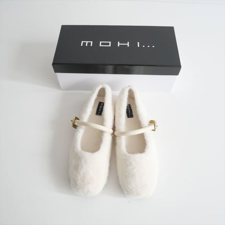 2024AW今季・人気完売品 / 未使用 / U by SPICK&SPAN購入品 / MOHI / FAKE FUR STRAP FLAT シューズ / 2410-0980