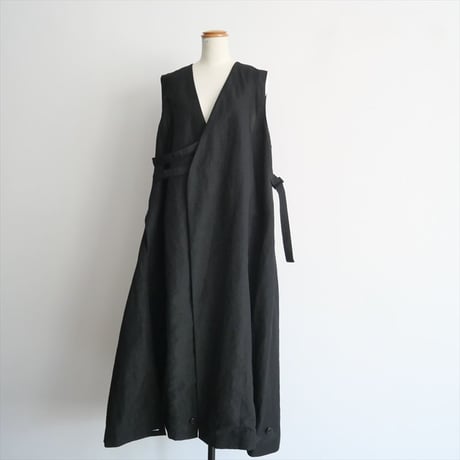 2024SS今季 / LENSE / Short ISOTOPE Vest 　Cotton Linen Oxford / 2404-0925