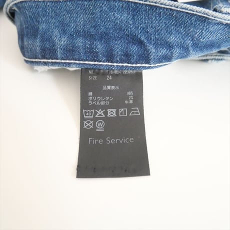 2023 / Fire service / セミワイドデニムパンツ / FIS-004-223283 / 2408-0606