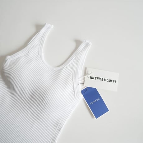 2025SS / 未使用 / HELIOPOLE購入品 / NICENICE MOMENT / TANK TOP SHELL / 15020001051NR / 2509-0492