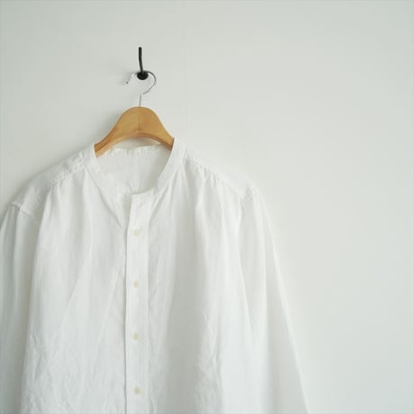 ASEEDONCLOUD / HW collarless shirt リネン / 231610 / 2507-2121