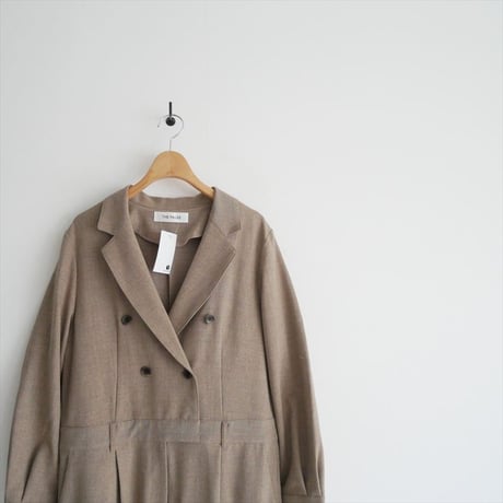 人気完売品 / Whim Gazette THE PAUSE テーラーカラージャンプスーツ WGZ1042109A0002 / 2604-0493
