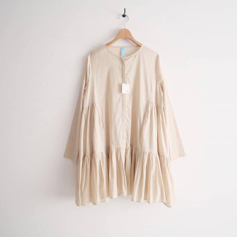 マーレット×トゥモローランドMARTEL ティアードワンピース　春　長袖 別注MERLETTE×TOMORROWLAND MARTELティアードワンピース