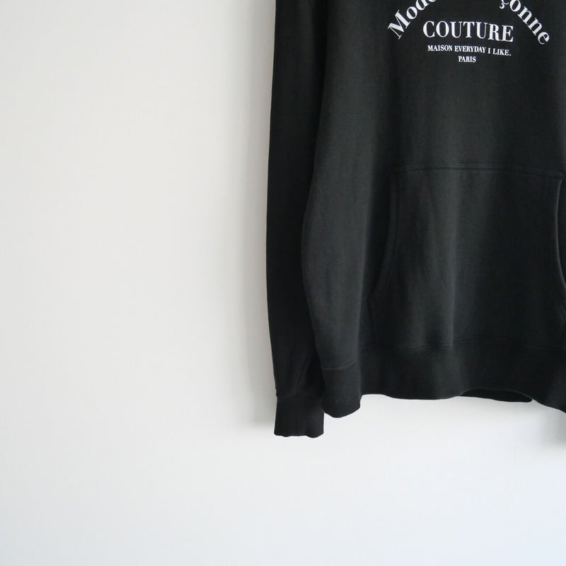 ドゥーズエムクラス　Modern Garconne Sweat ブラック ドゥーズエムクラスModern Garconne Sweat ブラック