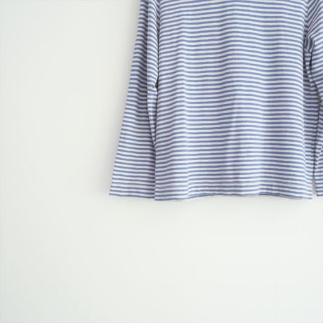 45R / 天竺ボーダーの四角Tシャツ / 50170074 / 2508-2261