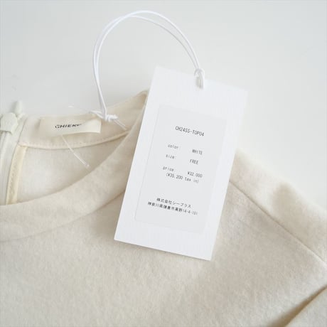 〇2024AW・人気完売品 / CHIEKO+ / relax wool top / CH24AW-TOP01 / 2502-0842