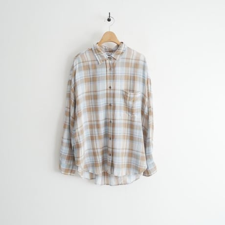 2025SS・人気完売品 / DEUXIEME CLASSE / Vi/Li Check Wash シャツ / 25050500804010 / 2603-0878