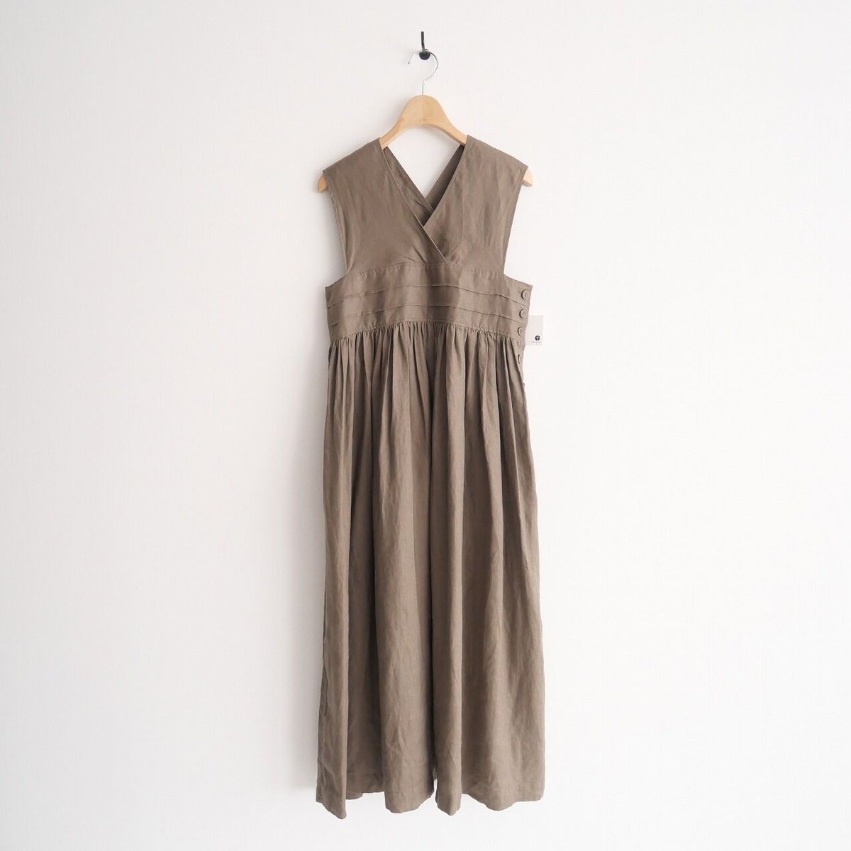 2021SS / HYKE / LINEN MAXI DRESS / EDITION別注カラ...