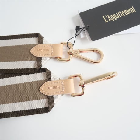 2022SS / 未使用 / L'Appartement購入品 / GOOD GRIEF! / Border Belt(6cm) / 22090560211010 / 2404-1090