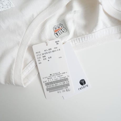 2024SS今季 / 未使用 / MUSE de Deuxieme Classe購入品 / SURT / S.T.F Year Damage Tシャツ / 2405-0655