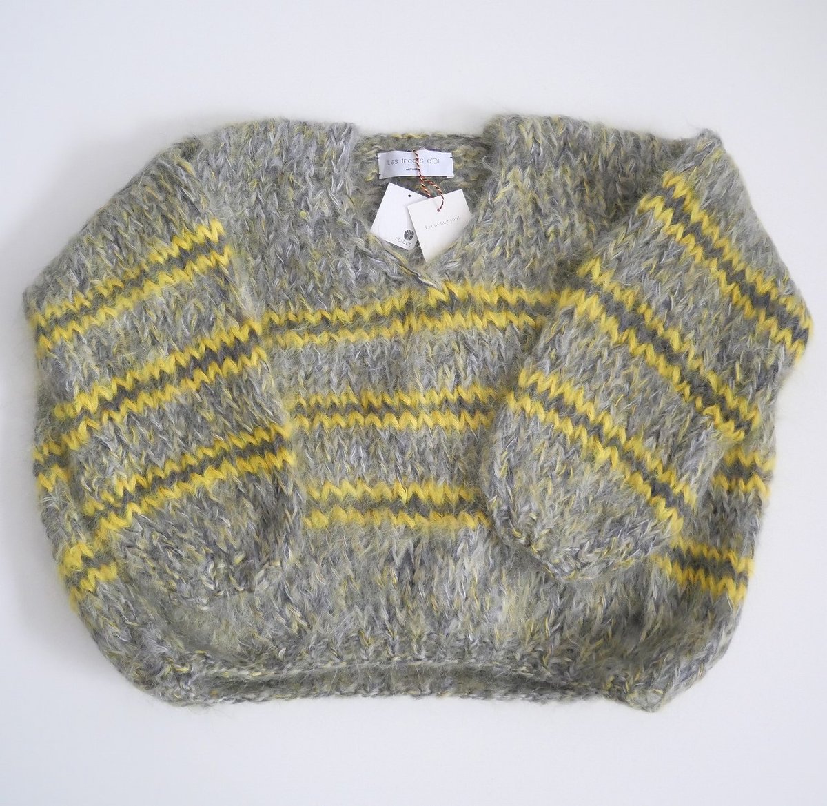 325 新品 LES TRICOTS D'O 高島屋 モヘヤ ニットセーターF 未使用 / STUNNING購入品 / les tricots d'O! / モヘヤニットプル
