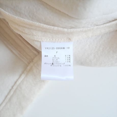 2021AW / yori / ウールモヘアシャギージャケット / YR2125-098AW / 2408-0830