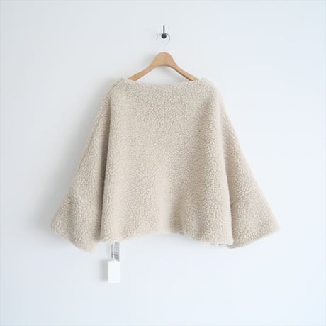 2024AW今季・人気完売品 / 未使用 / TOUJOURS / WOOL CASHMERE FURRY BOA CLOTH S / 24011450002430 / 2411-1669