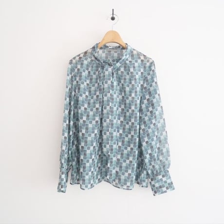 2024AW / theory luxe / Mosaic Glass Print Ziane / 03-4308250 / 2508-2066