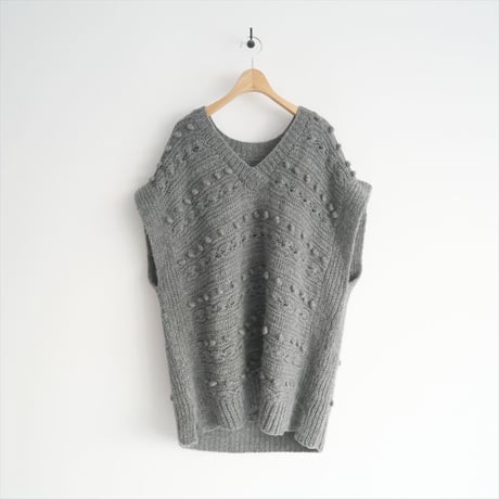 2023AW / Pheeta / Clara ニットベスト / 8918-699-0001 / 2501-0374