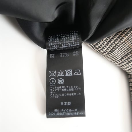 2023AW / Lisiere / L'Appartement / CHECK HANDSOME JACKET / 23010560101030 / 2405-1285