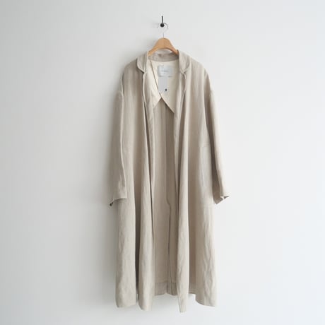 2022SS / 五明祐子さん、大草直子さん着用 / HELIOPOLE / DUNGAREES LINEN OVER COAT / 12003032021HN / 2401-2058