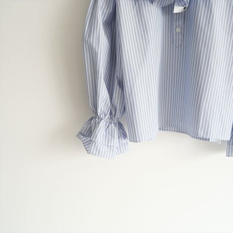 2024SS / 未使用 / RosyMonster / double frill stripe blouse / RMTB-2724S / 2411-0358
