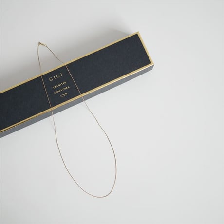 2023 / GIGI / Gold line necklace 45cm / 2410-0082